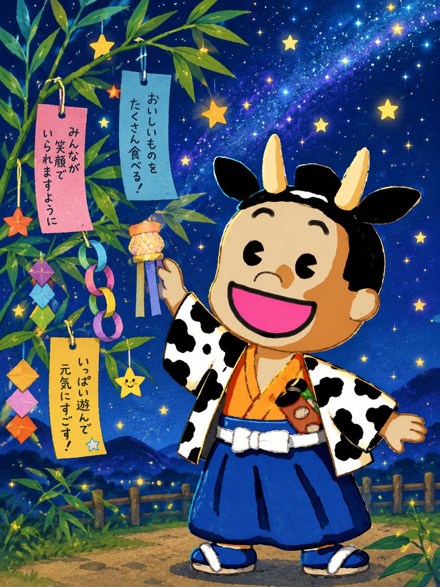 今日は七夕🎋 …北海道は8/7だけど😂 オラが村ではローソクもらいという
