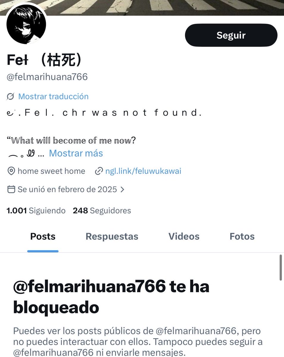 kh6yen's tweet photo. perrita interactúa con gente que le cae mal, se arde y después bloquea como putito https://t.co/U6IWDix7Je