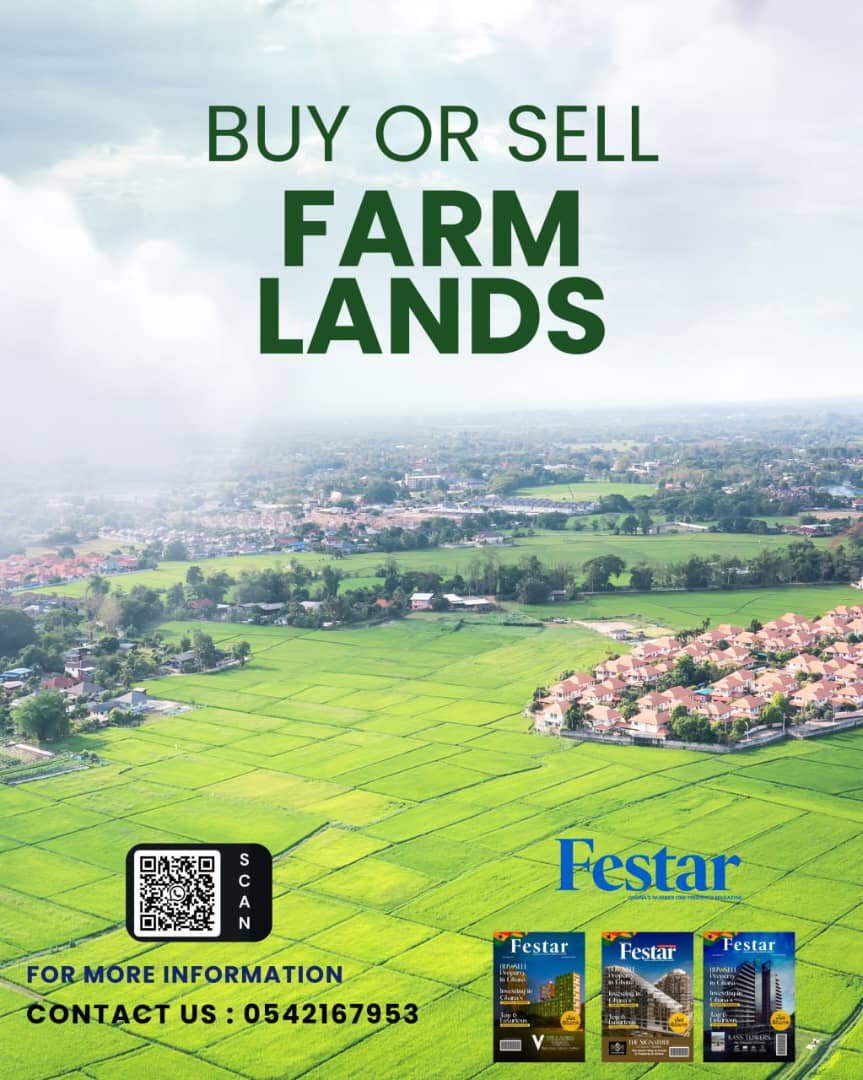 festarmagazine's tweet photo. Green today. Gold tomorrow.
Ghana's farmland market is moving quietly — and profitably. Festar connects the buyers and sellers who see it first.
Buy or sell farmland. Call 0542167953.
#Festar #GreenTodayGoldTomorrow #FarmlandGhana https://t.co/klJJh8Aq6Q