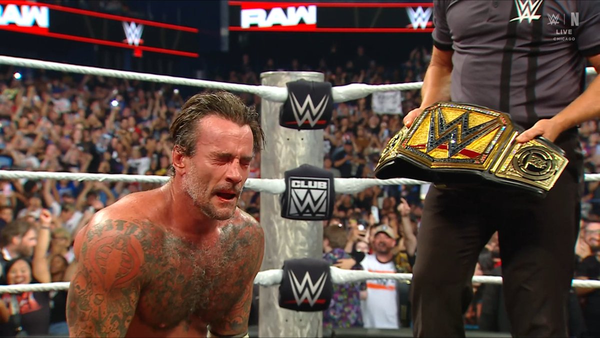 GrandeHero's tweet photo. @MrSantiZap Punk winning tonight was only done to protect Cody. The plan was always Punk vs Cody at Summerslam and have Cody win the title right back from Sami would have resulted in the Chicago crowd turning on Rhodes. https://t.co/IwBjwSfvn6