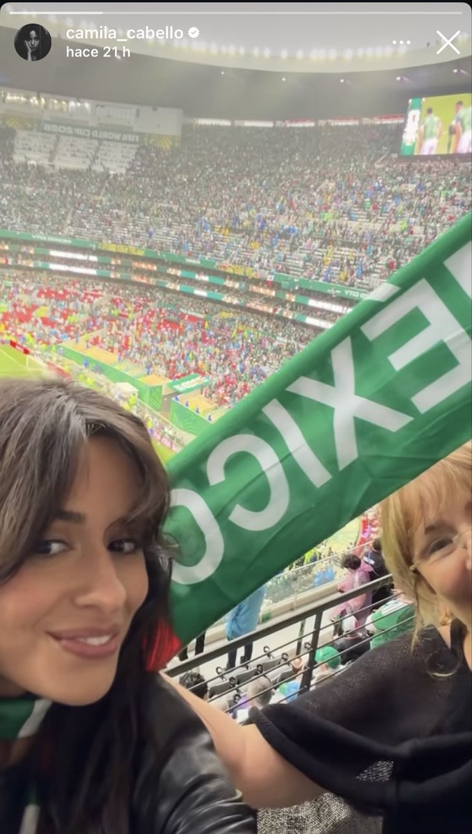 solubhujon's tweet photo. @2102Eloisa @Lolitaw6e Camila solo subió una storie en el estadio y no subió nada más hasta que terminara, no se grabó en el estadio haciendo reacciones exageradas https://t.co/43iQLapAce
