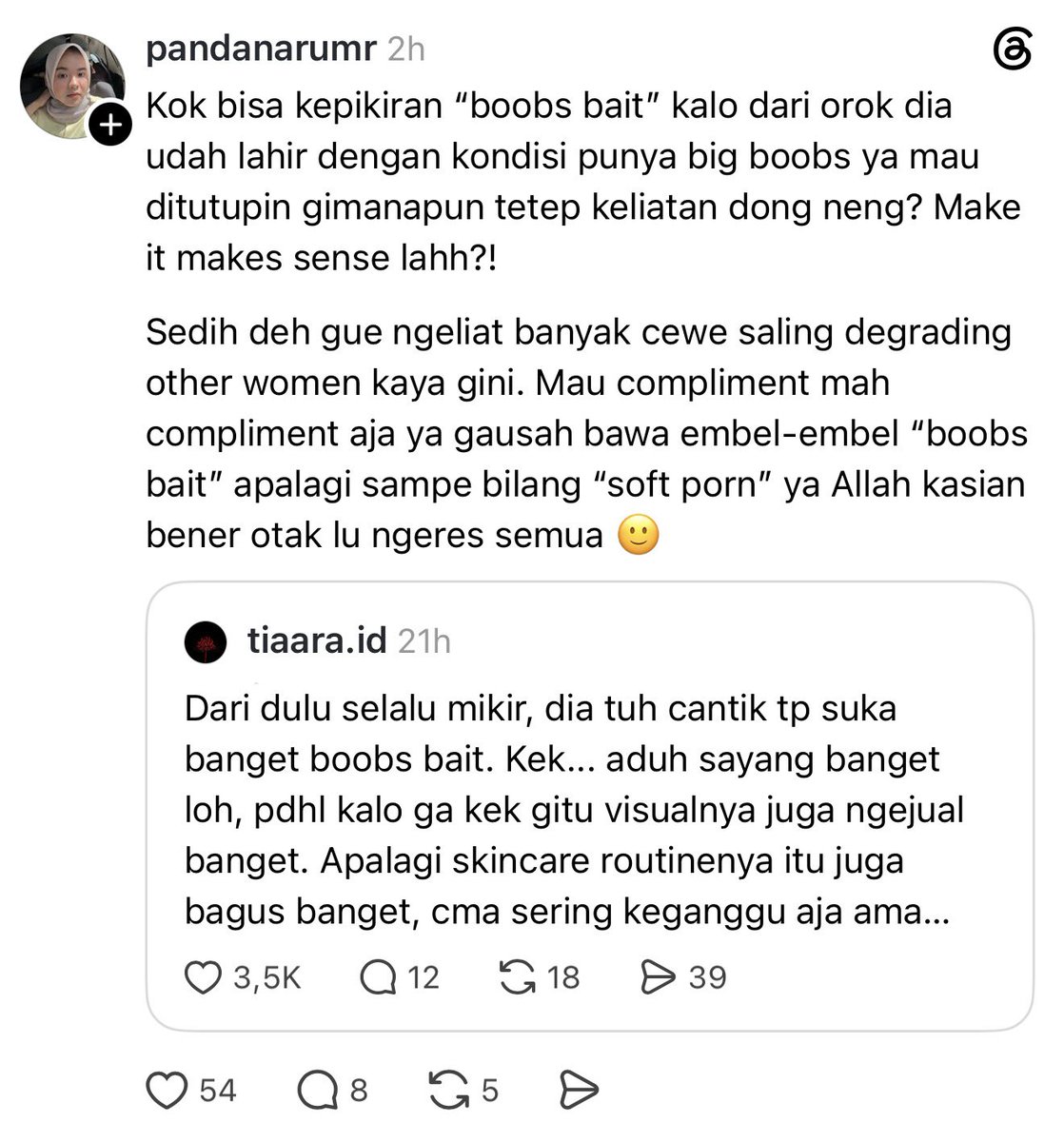 americhanoo_'s tweet photo. sampe dibilang BOOBS BAIT ??? padahal ga jual kontem loh dia https://t.co/9ARGY6Ha1k