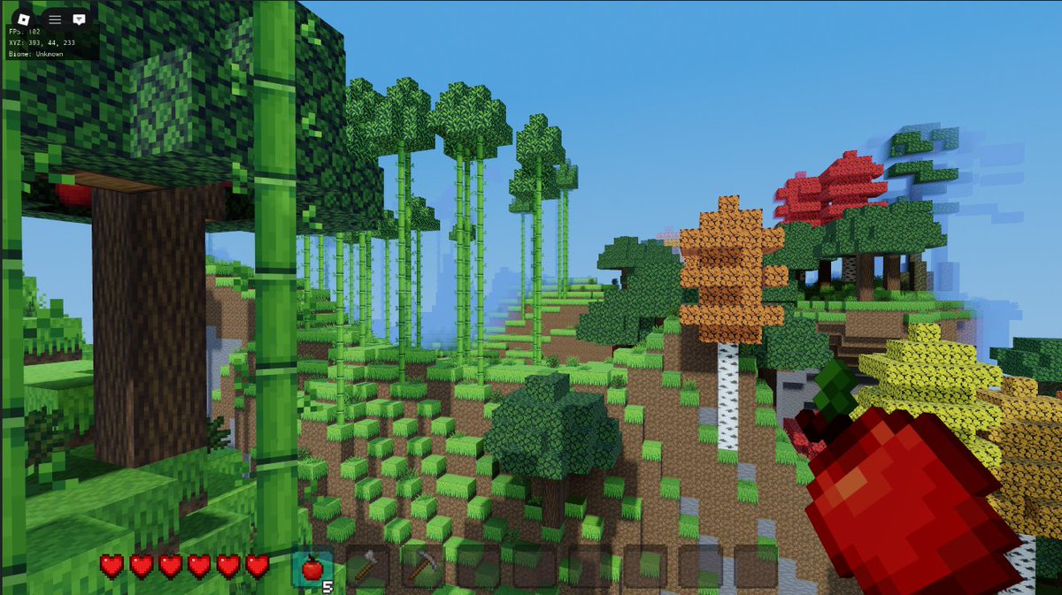 StudiosMonolith's tweet photo. First look at Solaris ☀️

I’m building my dream voxel-survival game on Roblox.

Procedural terrain, exploration, crafting, building, and more!

Would you play this?

#RobloxDev #Roblox #RobloxStudio #VoxelGame #SurvivalGame #GameDev https://t.co/bC0MTW4zZ3