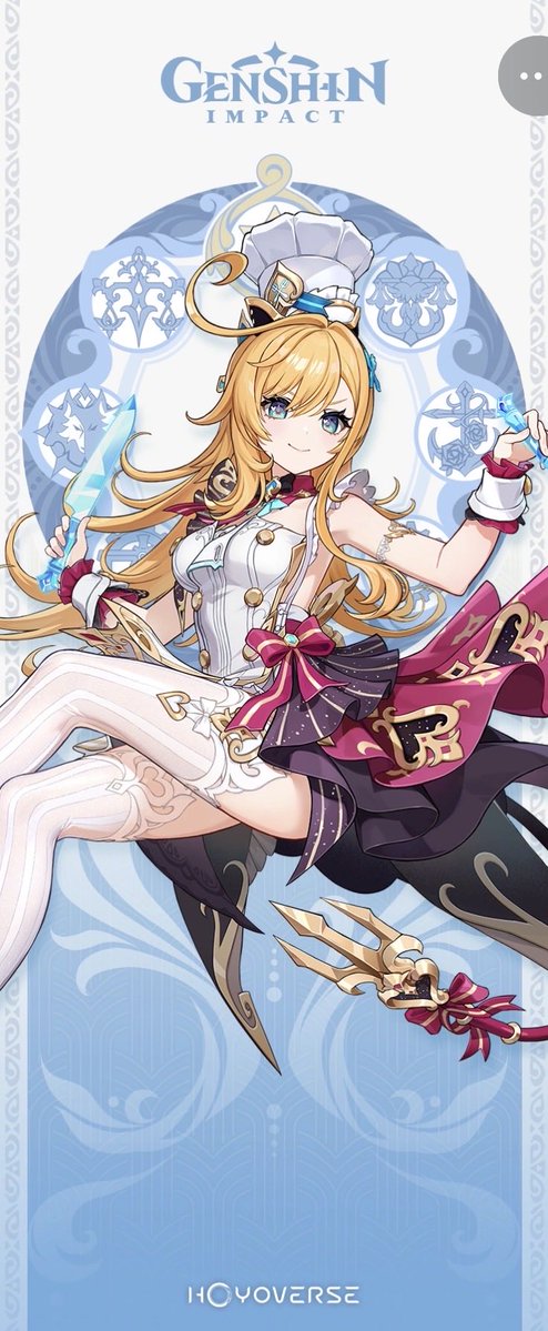 ByrningBlue's tweet photo. If there is one character in Genshin who is don’t like, it’s this one. https://t.co/LoY8J2AwOQ