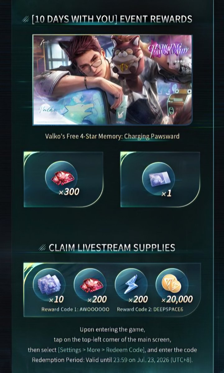 pinkcrispss's tweet photo. the way that we could have enjoyed this new update this thursday after been enduring 6 months of just normal limited banners content but SOME people just gotta ruined it for everybody 🫩 

removing Valko is just a lose-lose situation, not only we don't get new mainstory that could have complete the whole lore, we also don't get the content deficient for sylus and caleb, addressed. we still need to wait for months for their branch stories & still no added standard memories, anecdotes, or bonds for them 🤷🏻‍♂️ because of this group of ppl that ruined things for everyone, we got NOTHING meaningful, NOTHING!

#BringBackValko #BringValkoBack #KeepValkoAlive #Valko #敖尹 #LoveandDeepspace