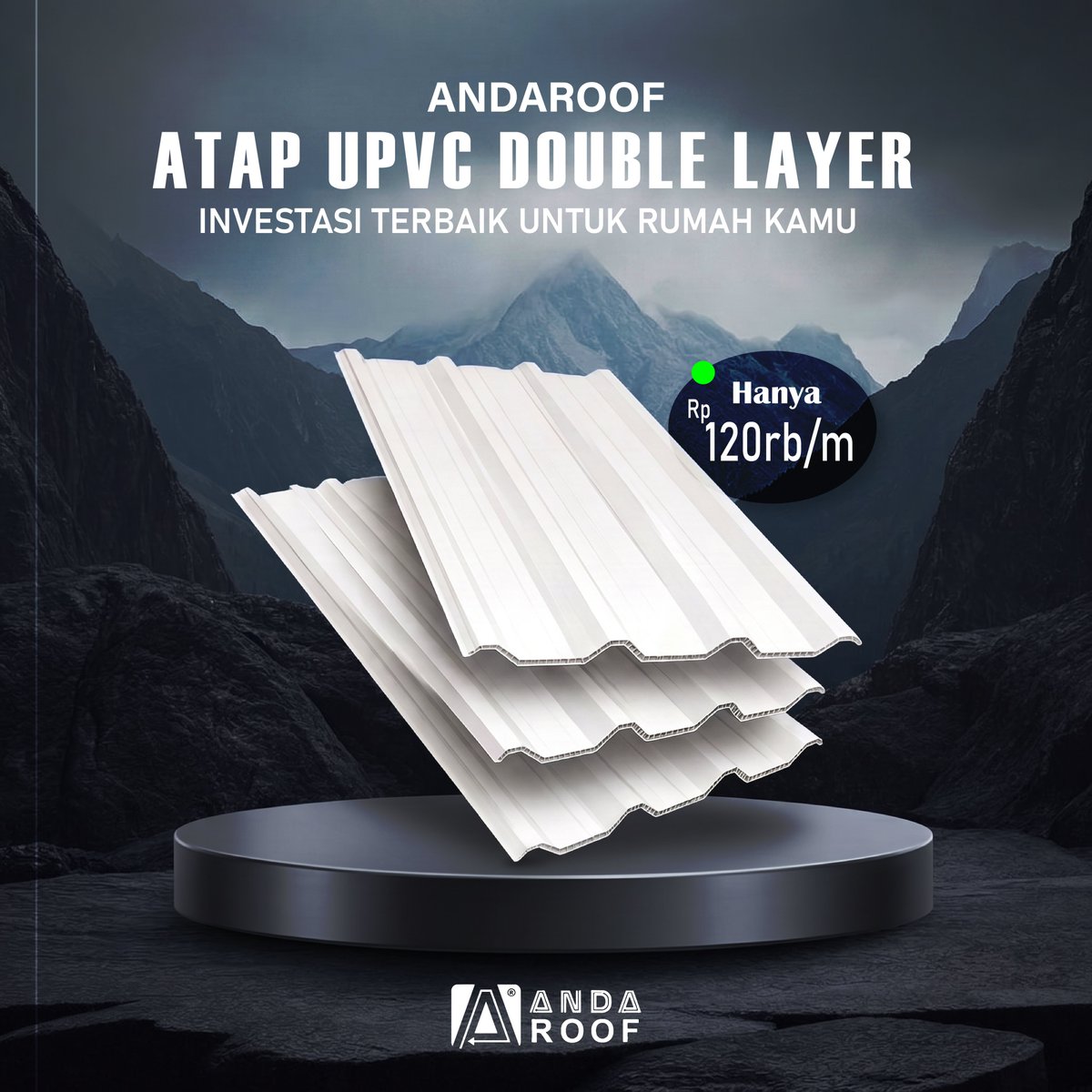 andaroof's tweet photo. Investasi terbaik buat rumah kamu, cuma Rp 120rb/meter! 🤑

Yuk, upgrade atapmu sekarang. Chat kami via WA atau klik link di bio! 👇

 Anda Roof Official
 0838-4116-2783
🌍 https://t.co/NA9JDfZ3sL
🗺️ Cikande, Serang Banten https://t.co/NQFQndLpPd