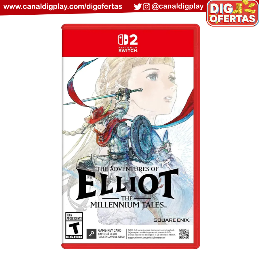 CANALDIGPLAY's tweet photo. ⚠️ ALERTA MENOR PREÇO ⚠️

THE ADVENTURES OF ELLIOT
🔑Game-key card

💳 De R$ 349 por R$ 265 (R$ 75 MAIS BARATO QUE DIGITAL!)
🏷️ Usando o cupom CARRINHOMELI

🛒Faça sua compra aqui: https://t.co/51FpQjdezT https://t.co/PUL3IBCKCg
