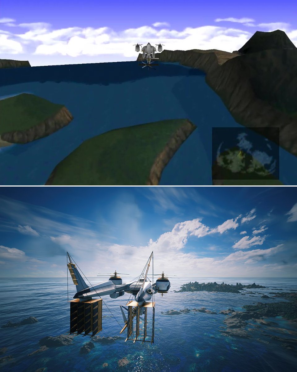 FFVIIR_CLOUD's tweet photo. ━━✈

　あの日の空へ！

　　　　　　━━✈

#FF7リベレーション #FF7
🌐https://t.co/UPCL0LBOzc🌐 https://t.co/bHGAVd7b23 https://t.co/pK3QlaYSx4