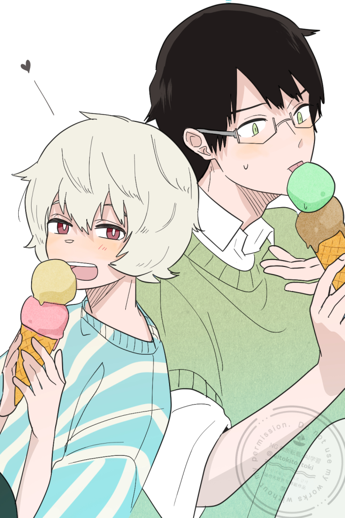 kitokito_toki's tweet photo. はっぴーアイスゆまおさ https://t.co/8xepjHo5NG