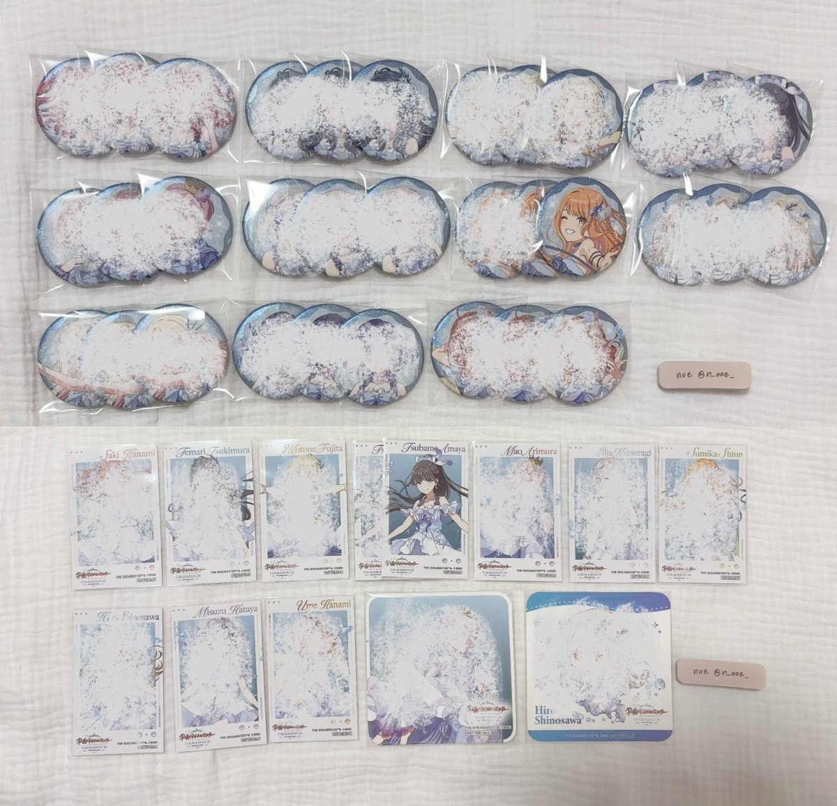 n_ooe_'s tweet photo. @0［交換］学マス 学園アイドルマスター 江ノ島 スイパラ 海の家 缶バッジ 購入特典 コースター

求：千奈
譲：缶バッジ清夏1、特典燕1

・特典のみの交換はミニレターを使用させていただきます。

お気軽にお声がけください🫧 https://t.co/NANH5ZRCQn