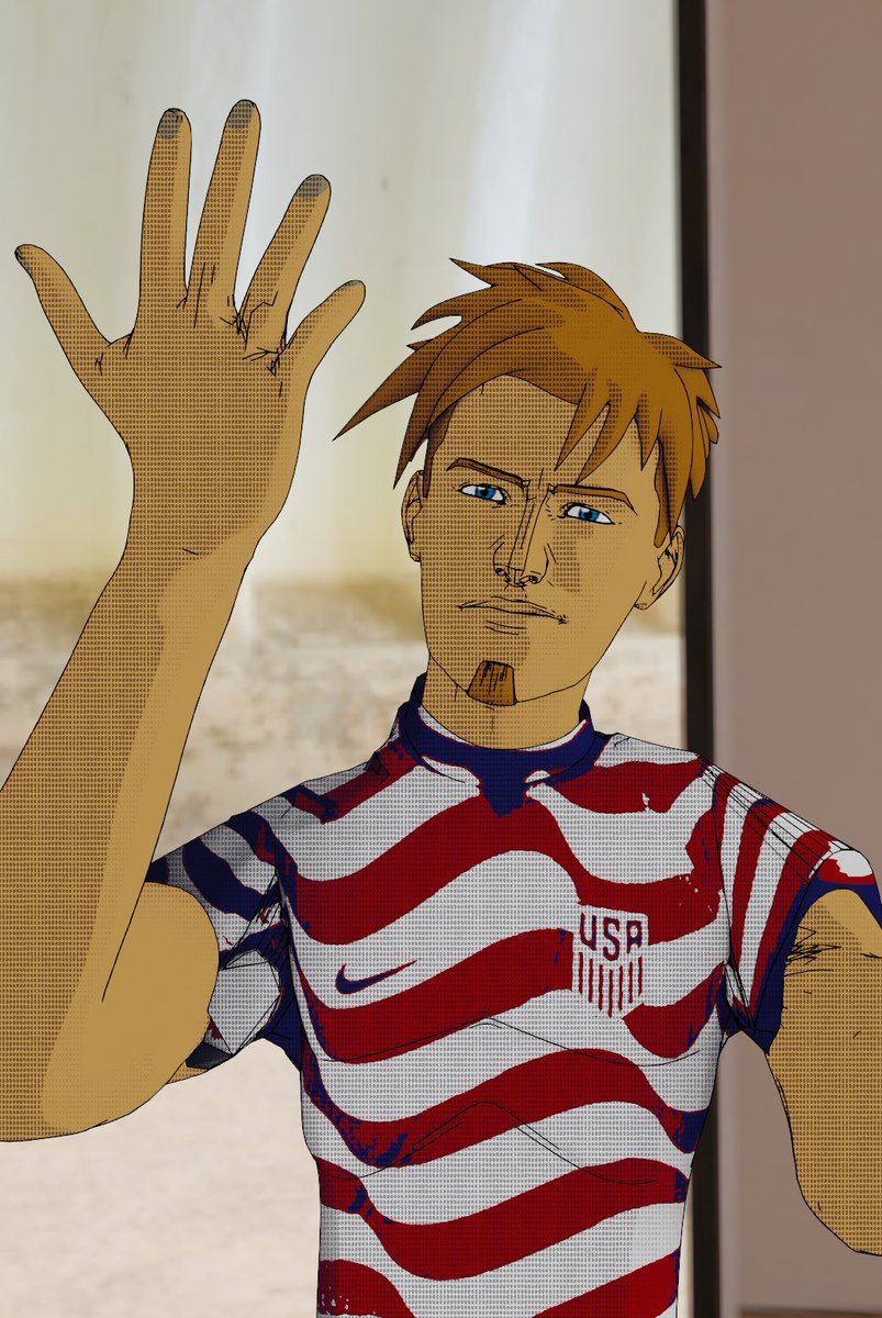 JayCeeSquared's tweet photo. Artist @LeonhypezA63219 Knows what’s up. Shoulda wore the Stripes 😭 https://t.co/XIeDesOsOu