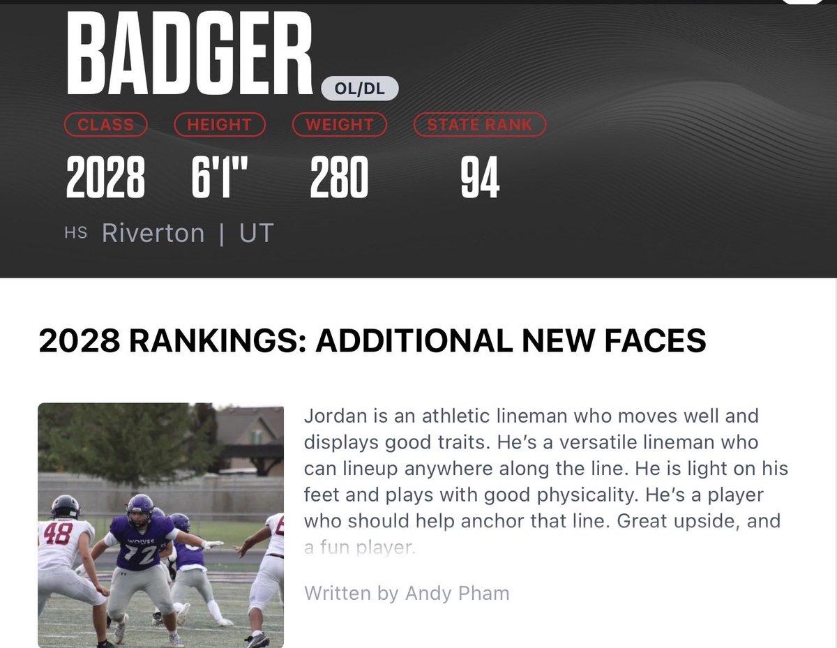 Jordan Badger tweet media