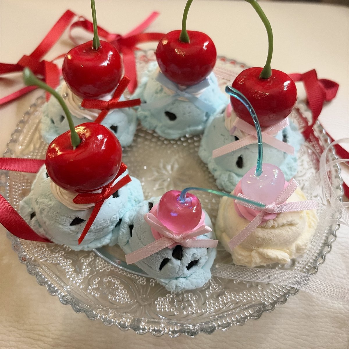 ✤エコクラフト✤　✤アイスクリーム大好きde小物入れ①④⑤⑥✤