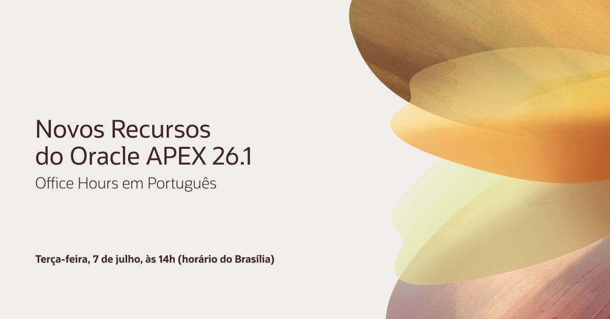 Oracle APEX tweet media