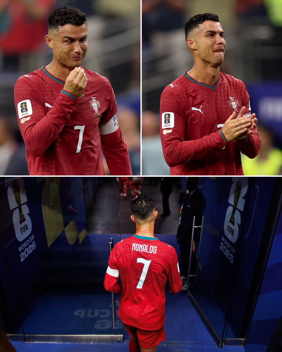 ESPNIndia's tweet photo. Goodbye, Cristiano ❤️ https://t.co/KILW0Da0BO