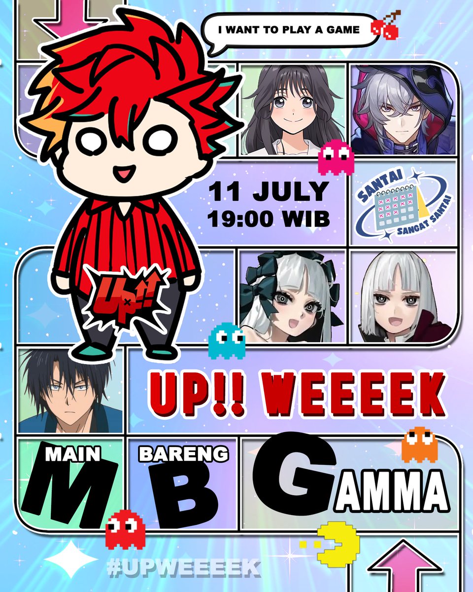GAMMAZlNG's tweet photo. ㅤ
▌ ⸺  ⸌  MAIN BARENG GAMMA.     
                  sat. 11/29 19:00 start!!
moderator by. @GAMMAZlNG

                     #UPWEEEEK!  ᥫ᭡.ִֶָ𓂃
ㅤ https://t.co/TqeFMJmAtx