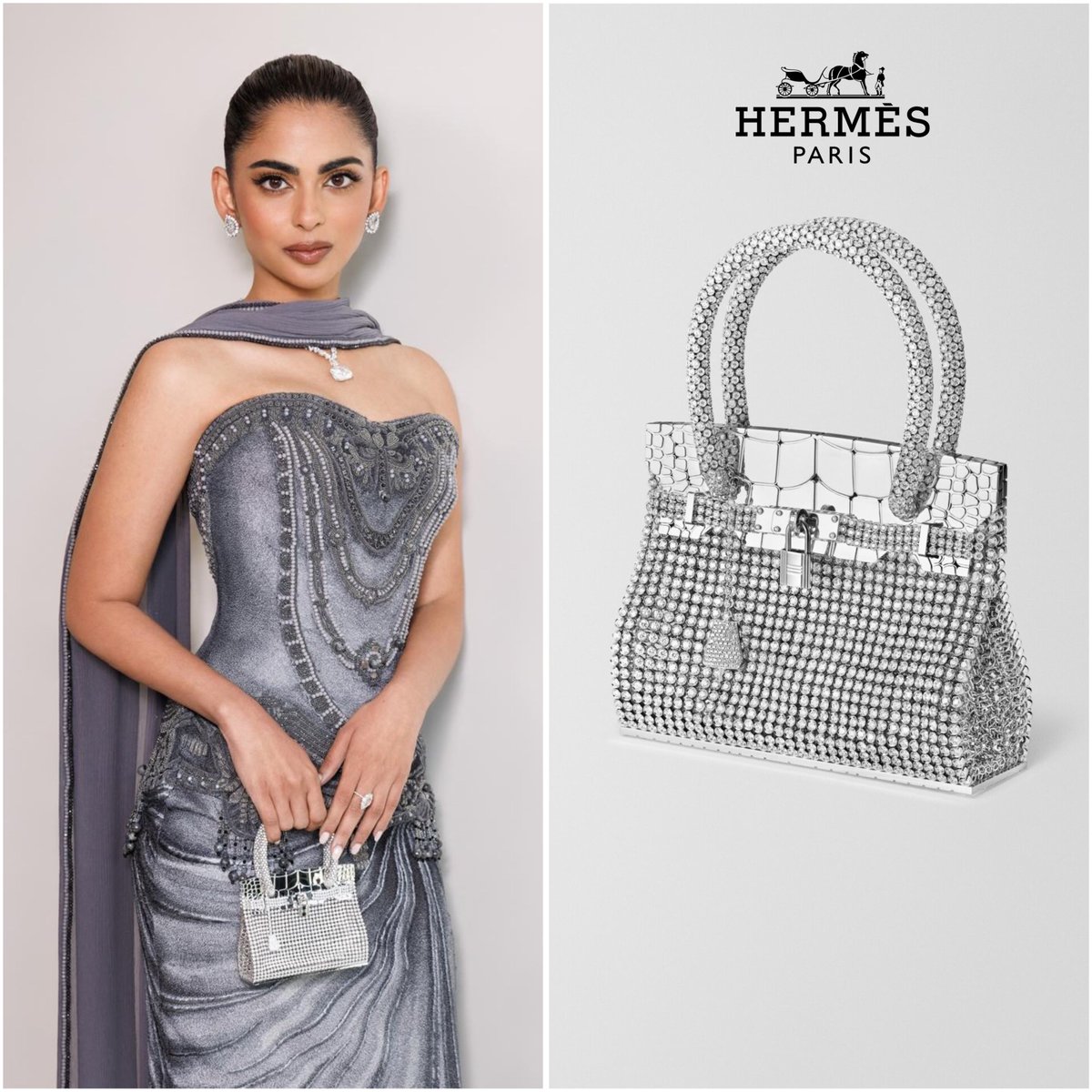 Styled by Andrew Mukamal, #IshaAmbani attends @RahulMishra_7's