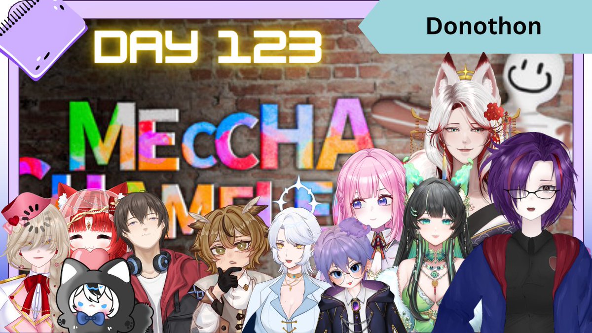 sekine_doyoubi's tweet photo. [Donothon Stream] Day 123 - MECCHA CHAMELEON จะเนียนกี่โมง | #SekiGamer

Time: 20:30

Link:
https://t.co/rFy6vL40uo
https://t.co/mrDIdmovqI

วันนี้ตี้ใหญ่ ฮากว่าเดิมแน่ๆ https://t.co/F6wmUhsvam