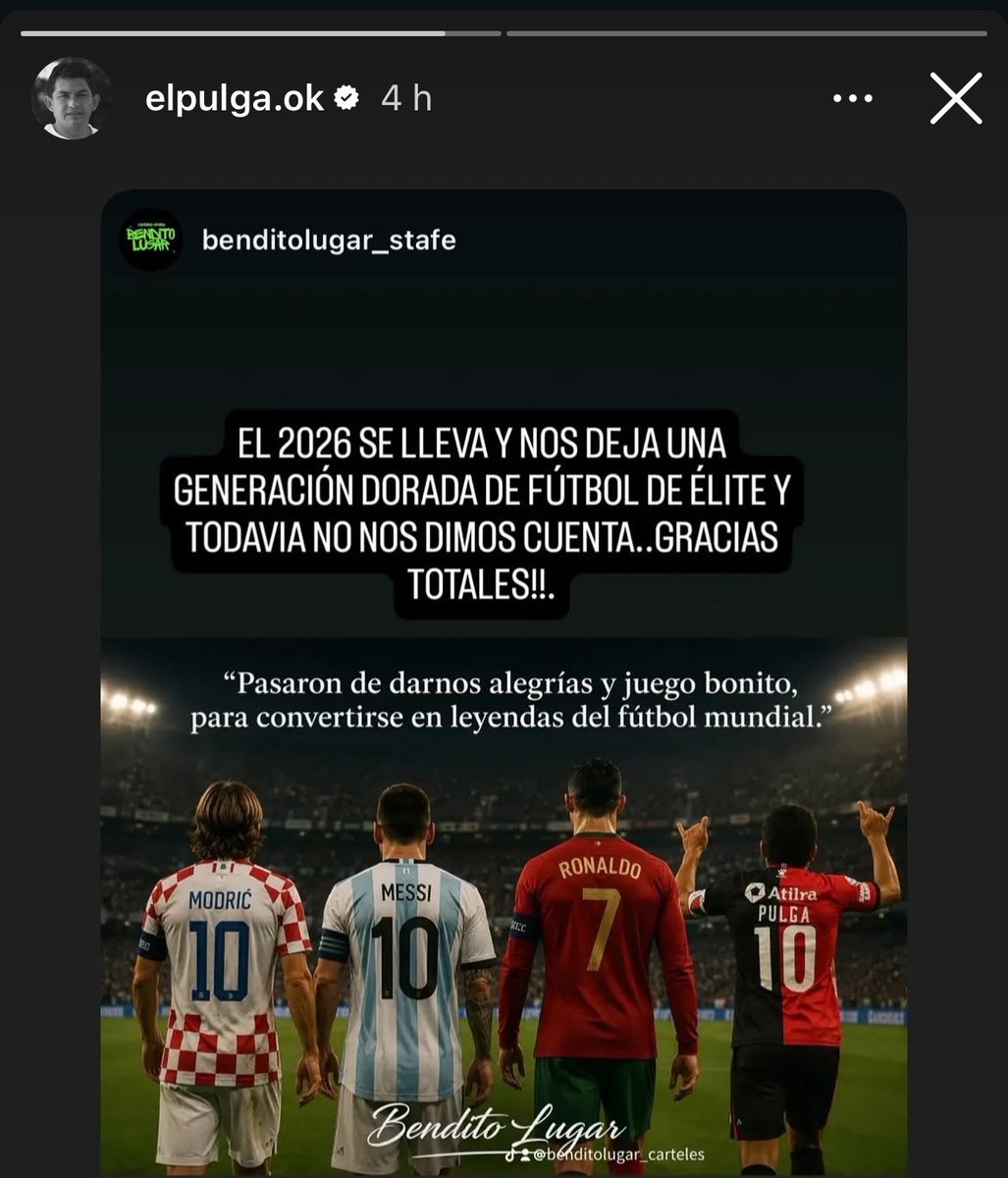 RamiroAT_'s tweet photo. QUE SUBIA EL PULGA JAKSJAKDJAKD

El fin de una era💔 https://t.co/elgLrMKyZ2