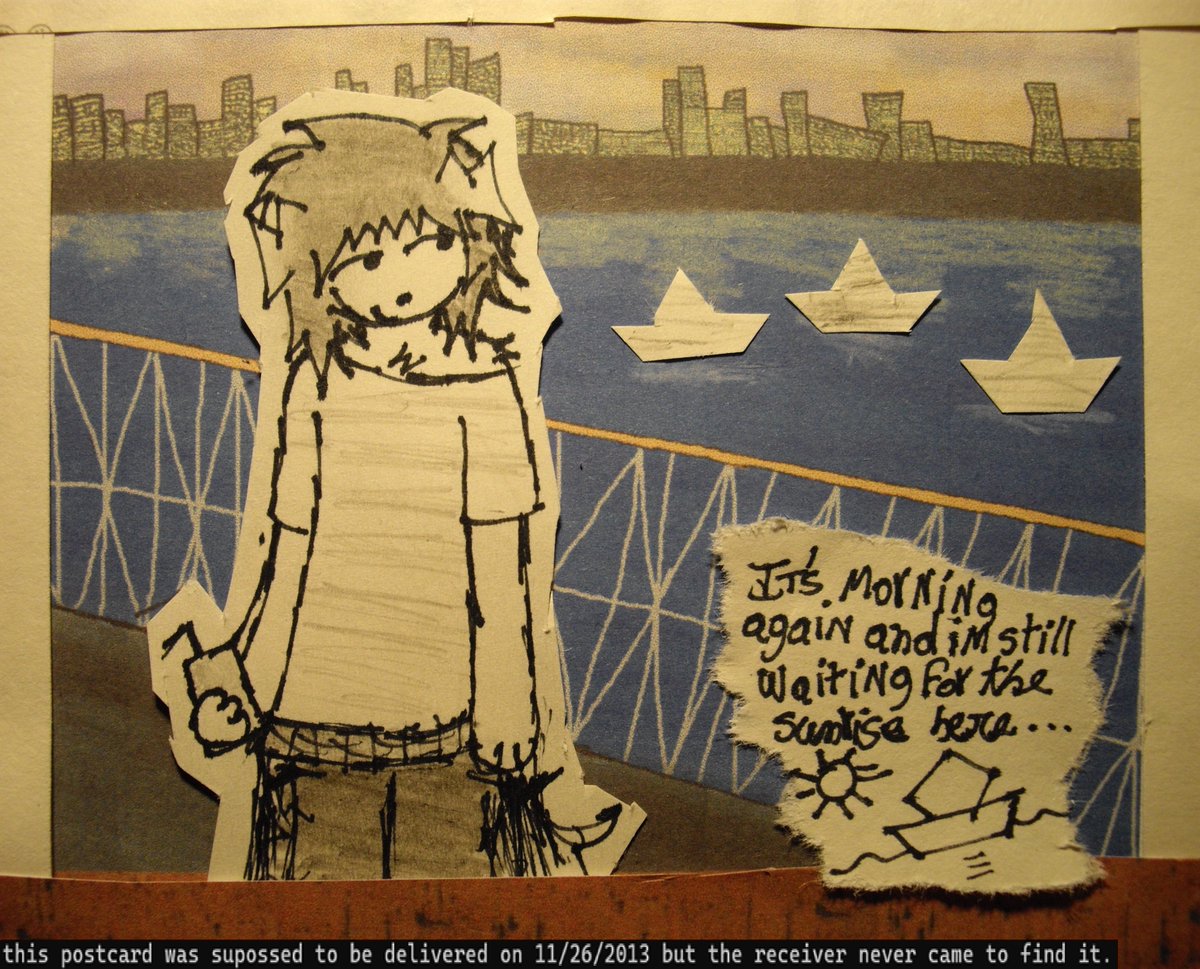 dysphormoplexia's tweet photo. postcard https://t.co/nRPoOZEb6k