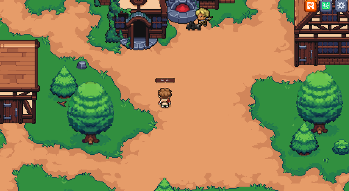 Dm_Pits's tweet photo. Ruyui: Roots of Embervault is working again.👍 
Now yhe only mystery left is: where did the village flowers go after the update? 👀 @RuyuiStudios https://t.co/ZKZ0xl1kyq