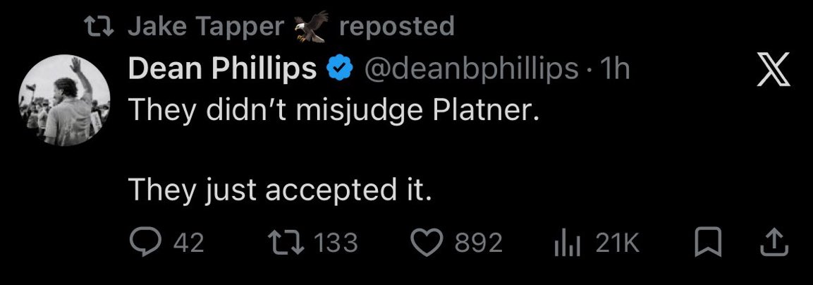 WellsJorda89710's tweet photo. They didn’t misjudge Platner.
They just accepted it.
All of us Republicans aren’t surprised — we saw this coming from a mile away.

Democrats didn’t just overlook the red flags… they ran right over them, because winning matters more than basic decency.
This is exactly why trust in their party is in the toilet. Enough is enough.
#Platner #MaineSenate #Democrats #Republicans #KnewItWasComing #PoliticalAccountability #EnoughIsEnough