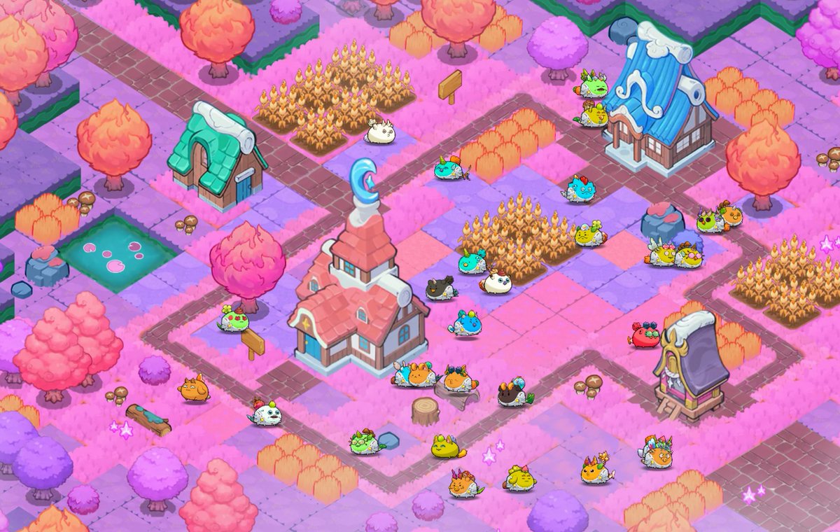 Jihoz_Axie's tweet photo. My two most powerful terrariums in @AxieInfinity https://t.co/bFoP7eX0Fq