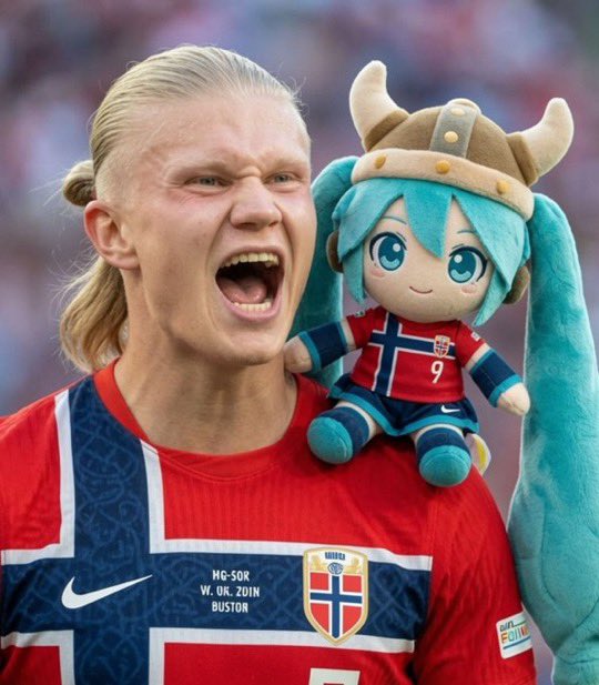 ToonHive's tweet photo. Norway currently has custody of Hatsune Miku after Brazil and Mexico were knocked out of the FIFA World Cup.

They are set to battle England in the quarterfinals next. https://t.co/Ht1NtlI22Y