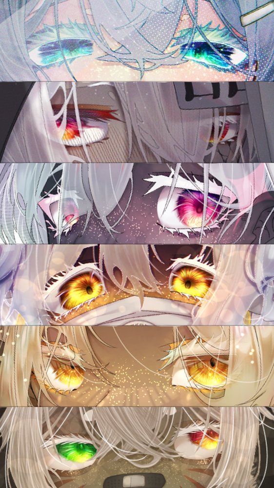 2QKA1's tweet photo. 過去の目の絵柄好きだからそのうち1部寄せていきたい気持ち https://t.co/O1XH1LZ74w