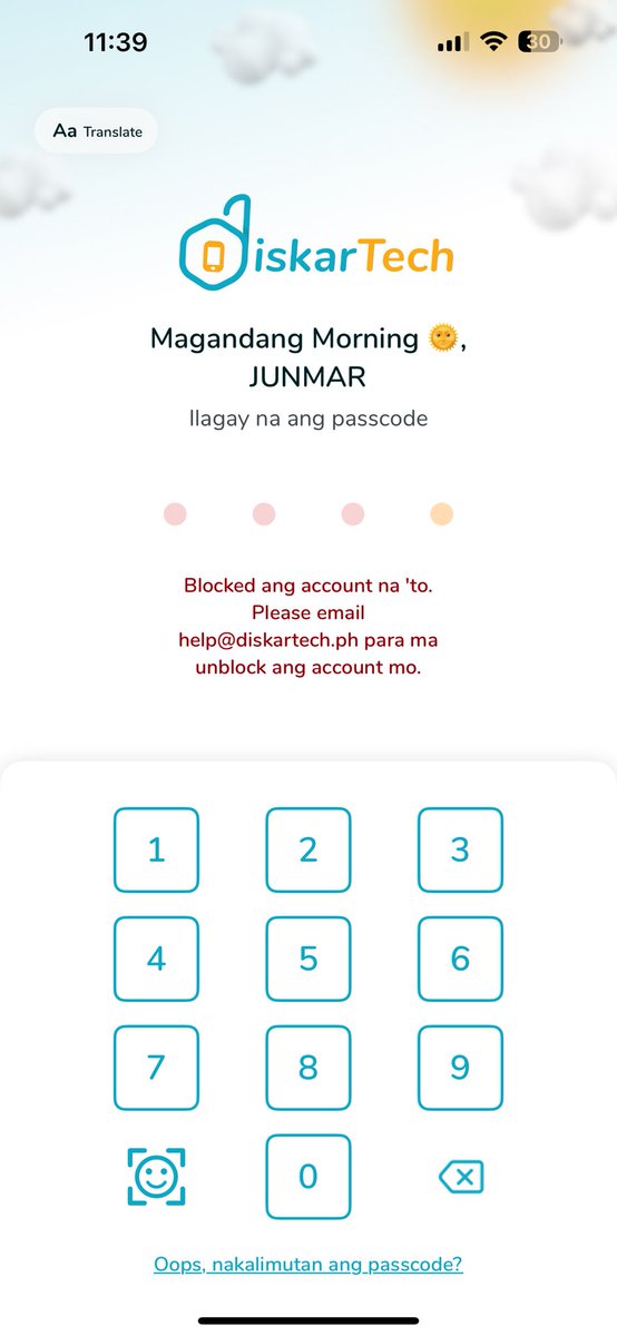 ramnujkingducab's tweet photo. fuck you diskartech!
it suddenly asked for a passcode when i always used face id. it locked my account in doing the process and i only have 2 passcodes that i always use! bulok!
#diskartech https://t.co/szR0ixoM4B