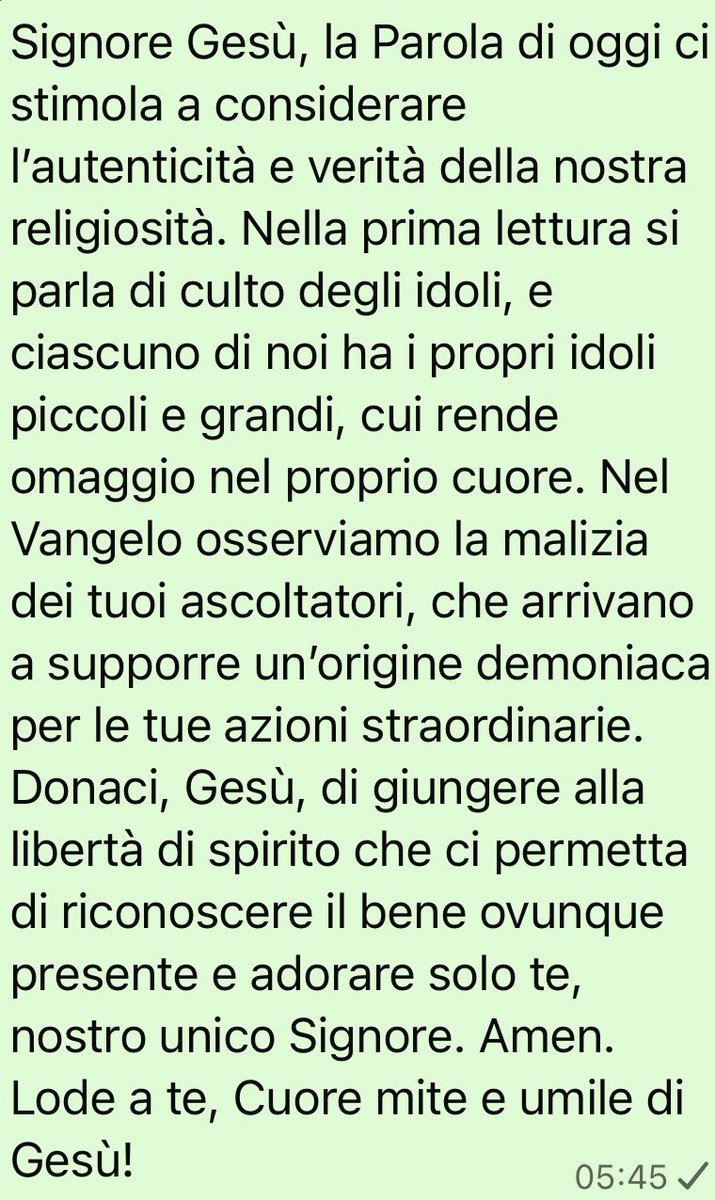 pregarelaparola's tweet photo. #pregare la Parola di oggi: liberaci dai nostri idoli 🪔
#VangeloDiOggi #vangelodelgiorno https://t.co/vSujFqoMxj