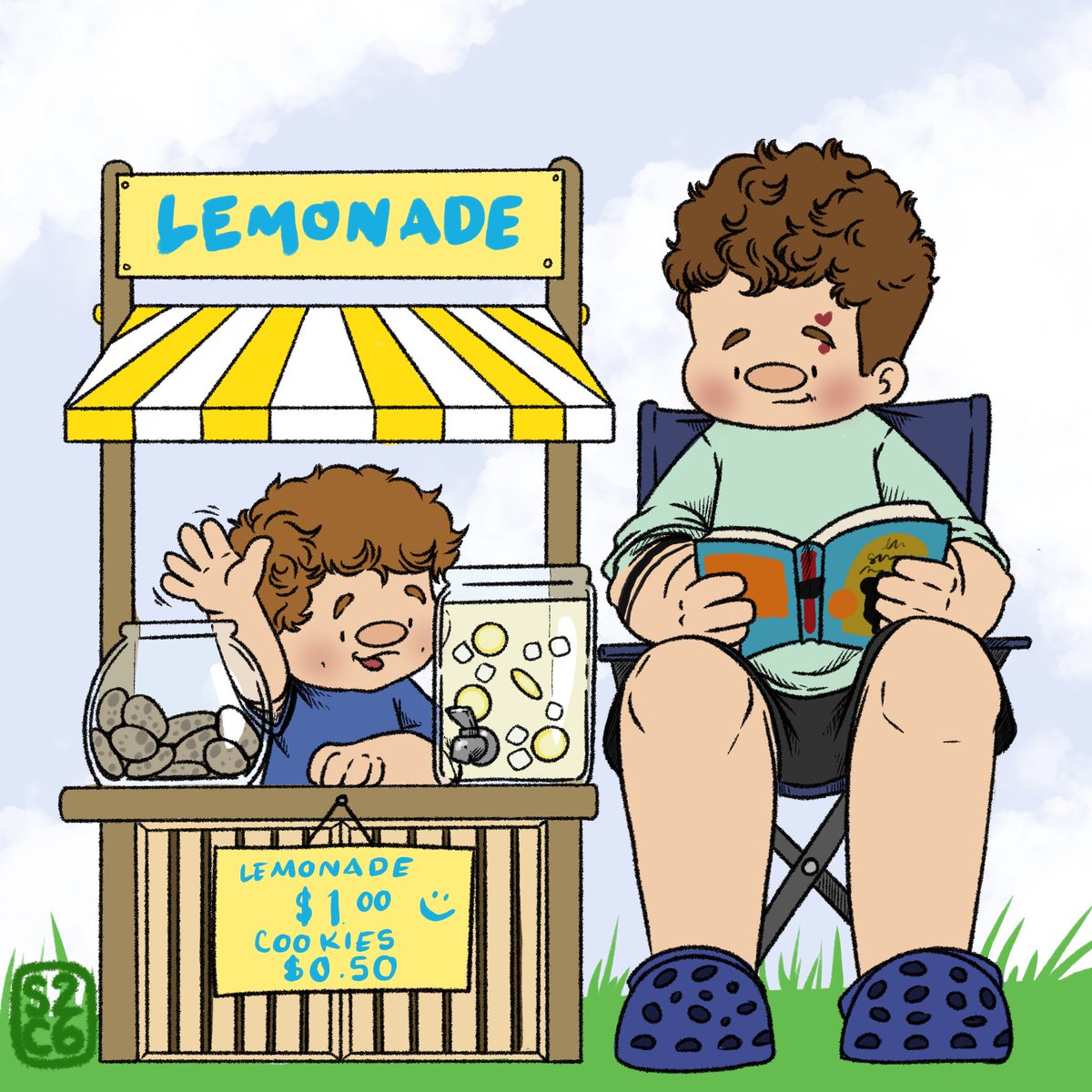 abritincanada's tweet photo. “Come get some lemonade!! And cookies! Made them with my Buck!” https://t.co/gRLZuRrleM