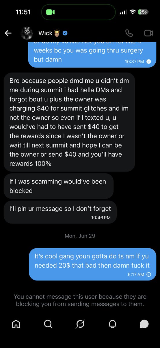 xIcedurk's tweet photo. When tf this nigga wick start scamming mfs for 20$ ts is genuinely insane😂 @WickDevious https://t.co/OmBiUpYKFb