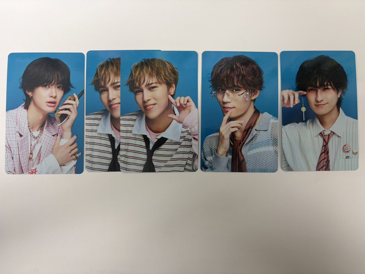 __hm9791's tweet photo. BUDDiiS キミは都市伝説 クラッシュパラダイス トレカ交換

【譲】画像(初回A、通常、楽天)

【求】FUMIYA
        封入トレカは異種交換⭕️

郵送での交換希望です📮
お気軽にお声掛けください(՞ ܸ.ˬ.ܸ՞)”

 #BUDDiiS交換 https://t.co/FMHWI38tMo