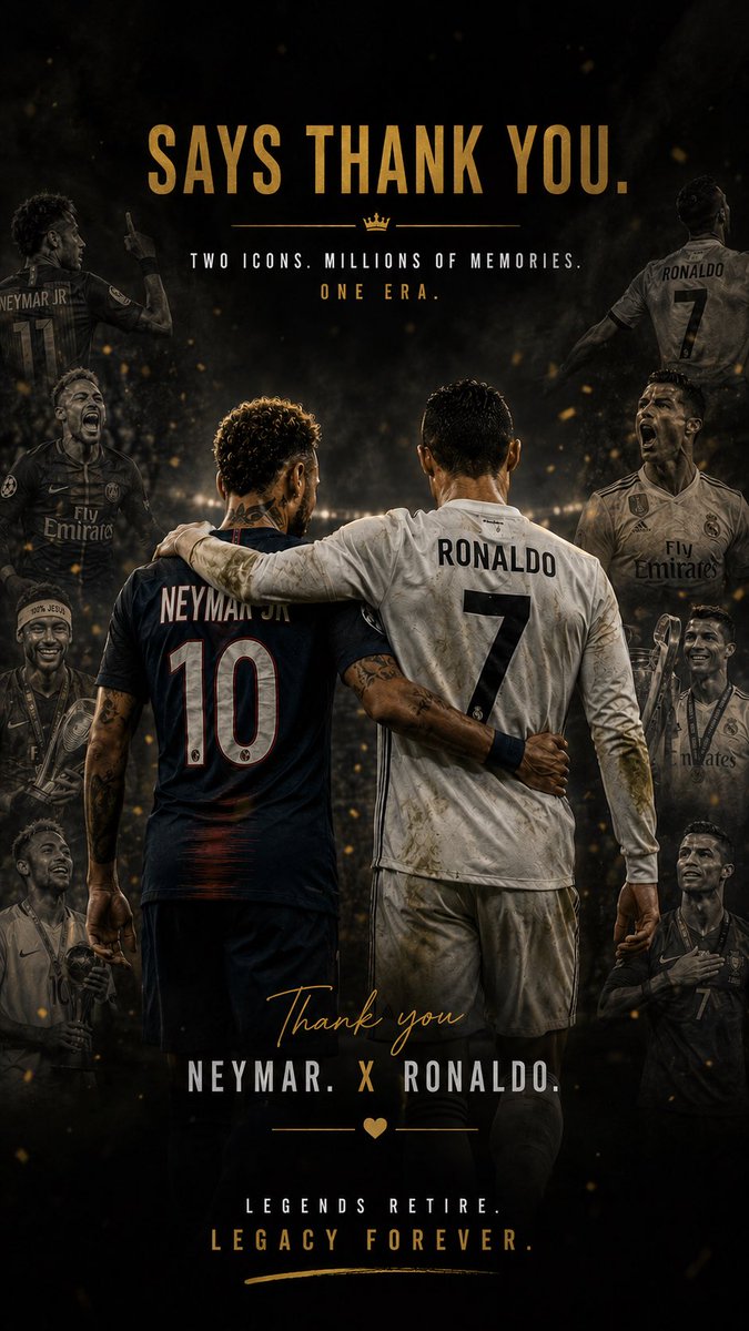 1fenil's tweet photo. Thank you champ #ronaldo #neymarjr https://t.co/nJVB2g44nh