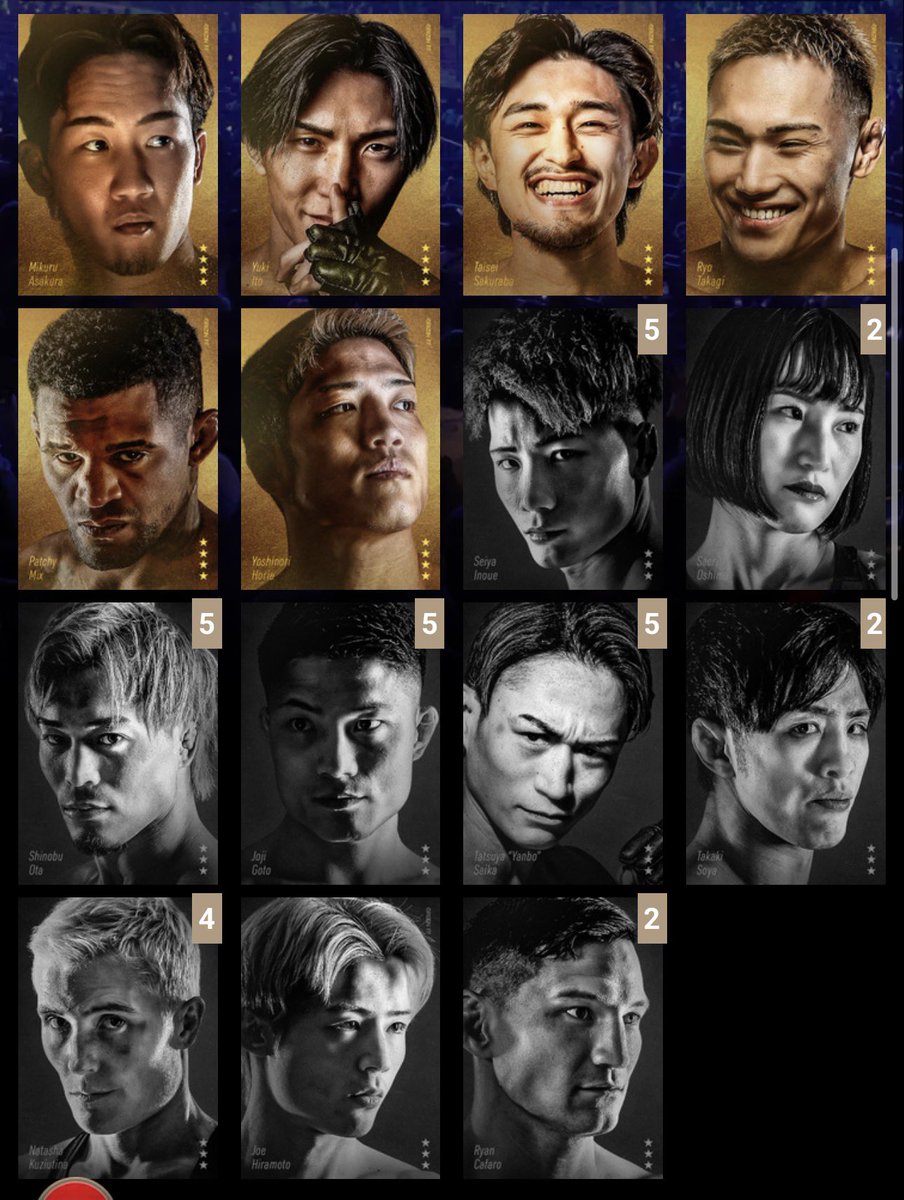 公式】RIZIN CARD COLLECTION（ライコレ） (@rizincc) / Posts / X