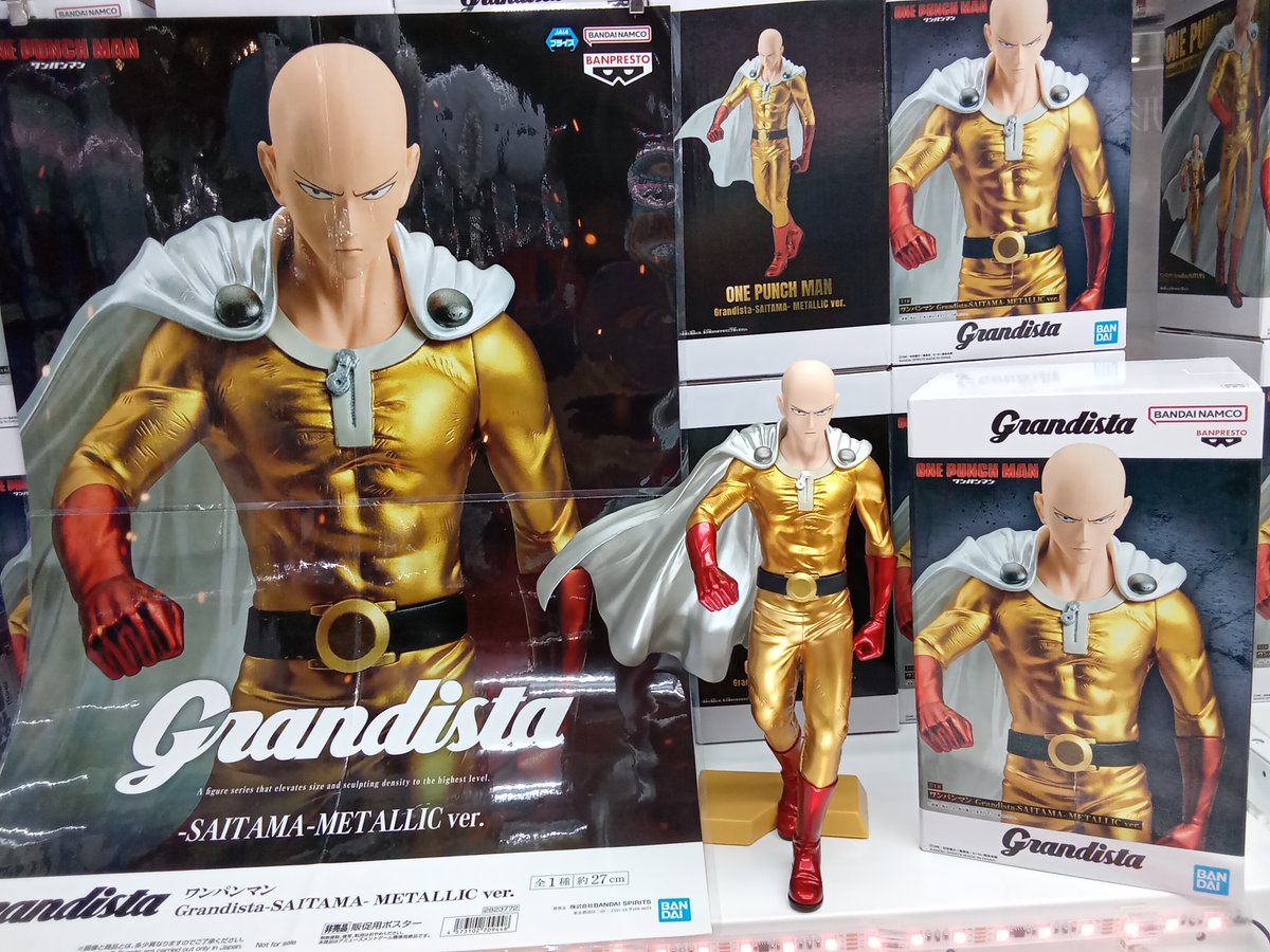 新景品入荷／ ワンパンマン Grandista-SAITAMA- METALLIC ver. 入荷