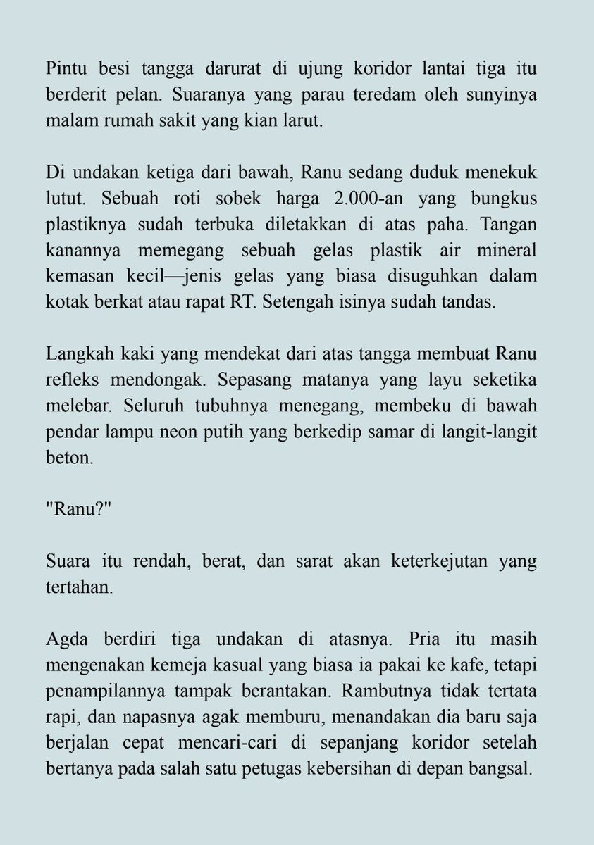 Ratotallaa's tweet photo. #ENDURE_Ratotallaa 

42. Tempat perlindungan yang sunyi bagi jiwa lelah yang sudah berlari terlalu jauh sendirian. https://t.co/IL94vCfUjq