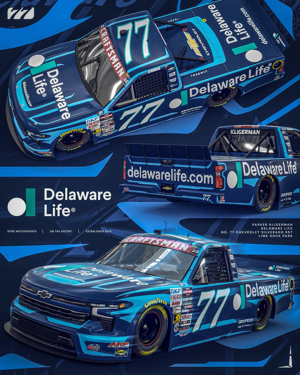 BLACKBEARDltd's tweet photo. New design for @delaware_life and @pkligerman Tried to play up the @TeamChevy Silverado body lines with graphic highlights. https://t.co/DDeDiDxmah