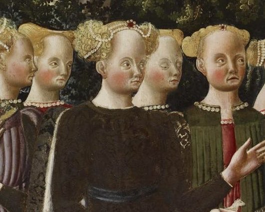ContraPoints's tweet photo. Helen of Troy, as depicted by 15th century Italian painter Dario di Giovanni. How has the West fallen from such great heights? https://t.co/6ULgi7h4GZ