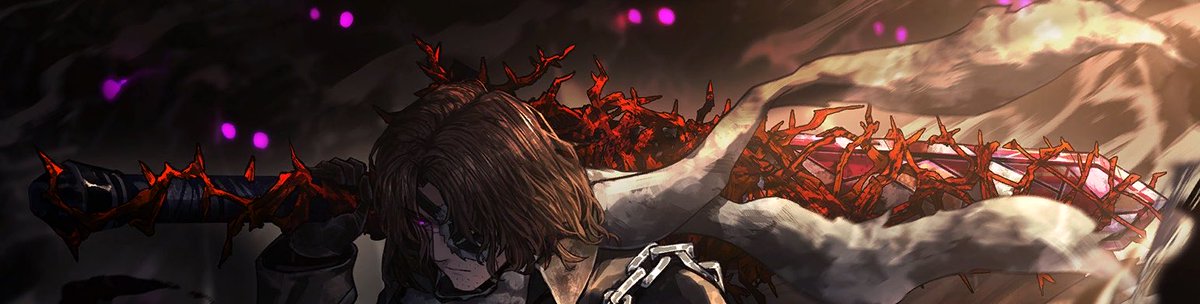 swordposting's tweet photo. Today’s Sword of The Day is: The Fused Blade of Ruined Mirror Worlds from Limbus Company https://t.co/LvYFJME40f