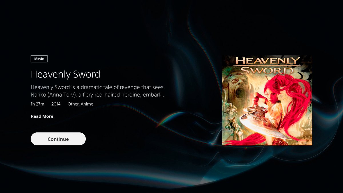 xoBaeTrishox's tweet photo. Being a big Heavenly Sword fan I remember back when Sony used to sell digital movies, I didn't hesitate to buy this when I saw a Heavenly Sword "feature film version" because I love Nariko & Heavenly Sword too much! <3 #HeavenlySword #HeavenlySwordMovie #Nariko #PS5Share https://t.co/gOyhZSiUMS