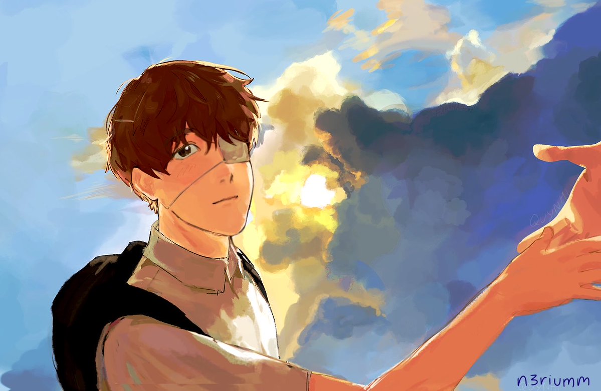 n3riumm's tweet photo. #aftergod 
like that one drawing of Tokinaga and Obikawa on a hike https://t.co/kX85uCYEc0