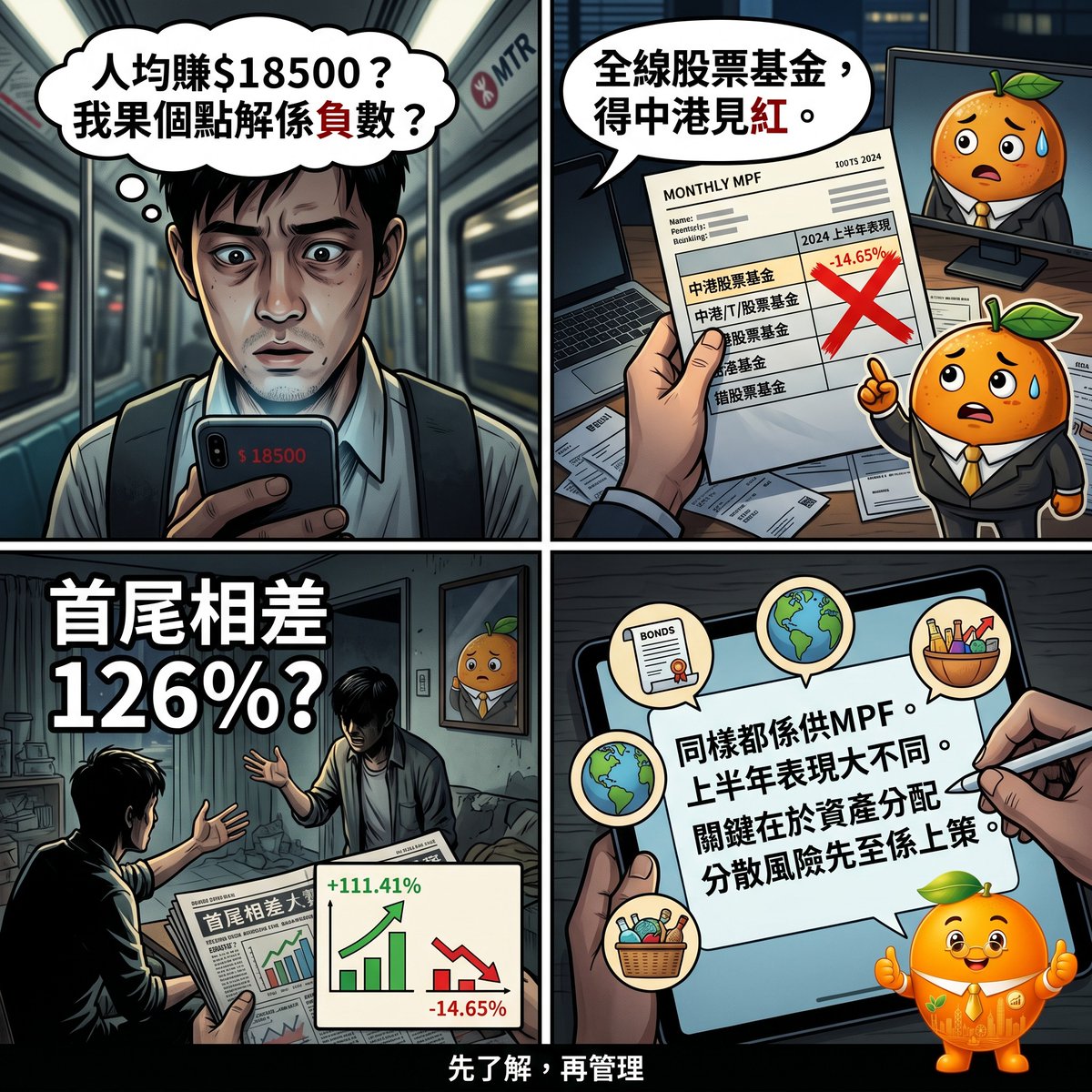 mpf2easy's tweet photo. 【MPF半年戰報】
上半年人均賺$18,500,但基金首尾相差126%。
中港股票基金係唯一見紅股票基金類別。
同樣都係供MPF,結果可以差好遠。
#MPF2easy #強積金 #MPF https://t.co/TVJZIA2rbt