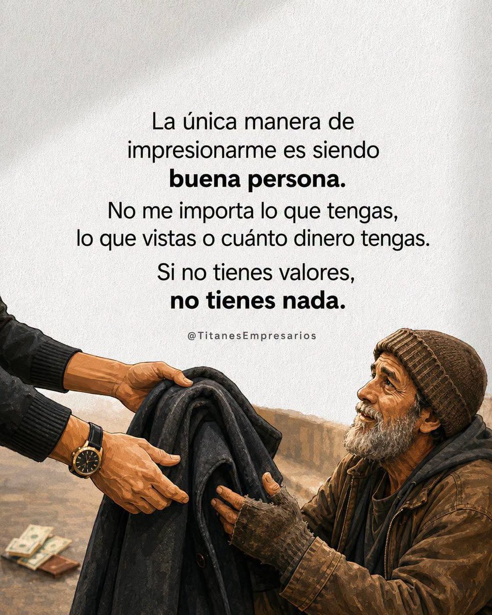 zaravia777's tweet photo. Ser una buena persona significa elegir la empatía, la honestidad y el respeto como tus guías diarias. Cuando decides valorar a la gente por sus acciones y sentimientos en lugar de sus posesiones, te vuelves inmune al falso brillo del éxito superficial. https://t.co/8lXNWMCElN