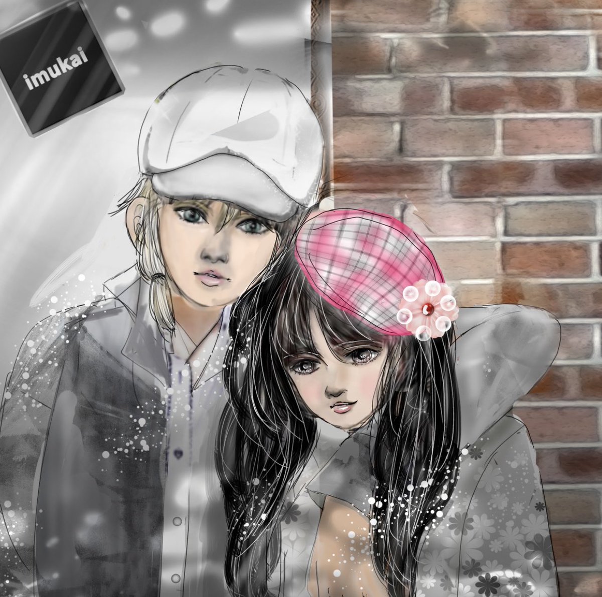 kvi_rr's tweet photo. こんにちは｡
#illustrations #イラスト #デジタル 
#ff7ec #FF7 FF7 FF7R 
クラウドとティファ　幼馴染
三郷と沙羅コスプレイメージ再投稿です。
削除したら申し訳ありません。 https://t.co/3RwyyYgXXa