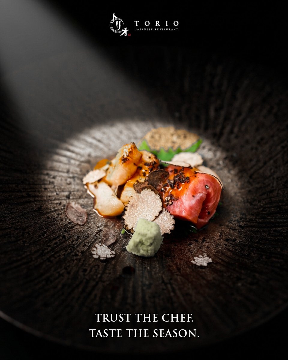 TorioSG's tweet photo. Trust the chef, taste the season. 🍣

Our omakase brings together fresh sashimi, creamy uni, bright seafood, and briny citrus notes — each course chosen for balance, depth, and quiet indulgence.

Let the journey begin at the counter.
Only at Torio.

#sgeats #omakasesg https://t.co/Fh7dbXX6sL