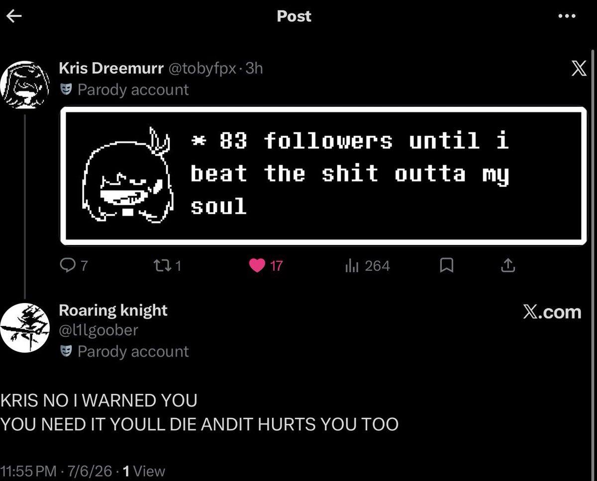 Kris Dreemurr tweet media