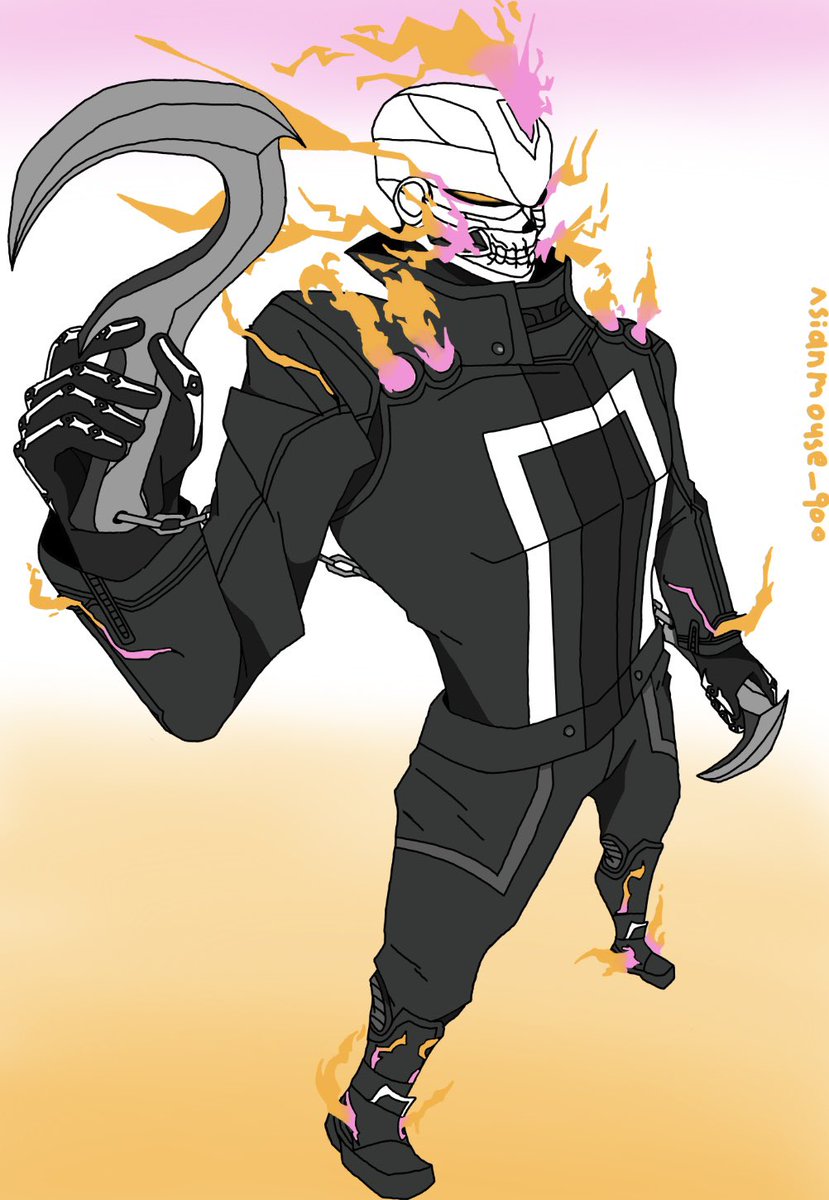 Asianmouse_900's tweet photo. Robbie Reyes Ghost Rider #MarvelTokon https://t.co/8NXQYa2Lrv