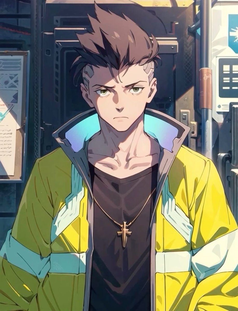 spinorbinmusic's tweet photo. Jungkook going viral for looking like David Martinez from Cyberpunk: Edgerunners and we are COMPLETELY LOSING IT! 😱🔥✨ 

The resemblance is UNREAL and the internet agrees — our king is literally an anime character! 👑💜 #Jungkook #정국 #BTS #Cyberpunk #DavidMartinez https://t.co/0BNZwtBKOX